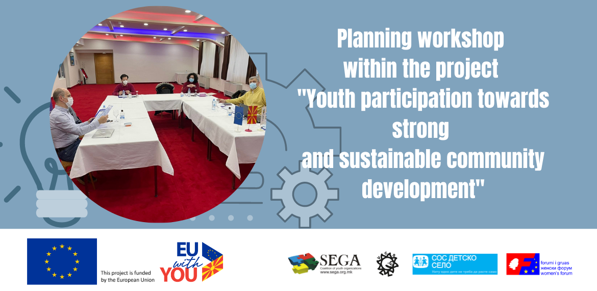 Planning workshop within the project "Youth participation towards strong and sustainable community development"